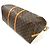 Borsa Boston Louis Vuitton Keepall 55 Bandoulière Marrone - vista 4