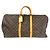 Borsa Boston Louis Vuitton Keepall 55 Marrone