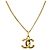 Collana con pendente a catena Chanel Coco Mark D'oro - vista 2