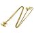 Collana con pendente a catena Chanel Coco Mark D'oro - vista 3
