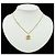 Collana con pendente a catena Chanel Coco Mark D'oro - vista 7