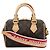 Borsa Louis Vuitton Monogram Speedy Bandoulière 20 Marrone Monogramma - vista 2