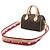 Borsa Louis Vuitton Monogram Speedy Bandoulière 20 Marrone Monogramma - vista 3