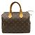 Borsa Louis Vuitton Monogram Speedy 25 M41528 Marrone