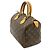 Borsa Louis Vuitton Monogram Speedy 25 M41528 Marrone - vista 3