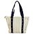 Borsa a tracolla Louis Vuitton Antigua Cabas MM Bianco Blu navy - vista 2
