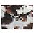 Clutch in pelle marrone Louis Vuitton