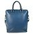 Borsa Verticale Louis Vuitton Taiga Grigori Blu - vista 2
