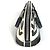 Borsa Tote Louis Vuitton Graffiti Alma PM Nero Bianco - vista 6