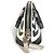 Borsa Tote Louis Vuitton Graffiti Alma PM Nero Bianco - vista 9