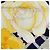 Sciarpa Hermès Carre 90 - Rose Garden Multicolore Arancione Blu navy - vista 11