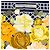 Sciarpa Hermès Carre 90 - Rose Garden Multicolore Arancione Blu navy - vista 2