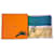 Hermès Sciarpa in seta double face Hermes Rosa Blu Multicolore  - vista 10