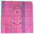 Hermès Sciarpa in seta double face Hermes Rosa Blu Multicolore  - vista 2
