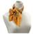 Sciarpa in seta multicolore Chanel Arancione  - vista 6