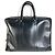 Borsa Louis Vuitton Epi Porte Documents Voyage Nero - vista 3
