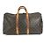 Borsa da viaggio Louis Vuitton Monogram Keepall Bandoulière 50 Marrone