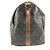 Borsa da viaggio Louis Vuitton Monogram Keepall Bandoulière 50 Marrone - vista 3