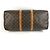 Borsa da viaggio Louis Vuitton Monogram Keepall Bandoulière 50 Marrone - vista 5