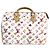 Louis Vuitton Monogram Watercolor Speedy 30 Mini Boston Tasche Weiß Mehrfarben - Ansicht 5