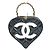 Vanity Beauty Case Chanel Vintage Heart CC Coco Mark Matelassé Quilted Chain Logo Nero Bianco
