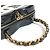 Vanity Beauty Case Chanel Vintage Heart CC Coco Mark Matelassé Quilted Chain Logo Nero Bianco - vista 5