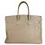 Birkin Borsa Tote in pelle Togo beige Hermès - vista 3