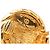 Chanel Coco Mark runde Ohrringe Golden - Ansicht 3