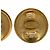 Orecchini a clip rotondi Chanel Coco Mark Vintage D'oro - vista 3