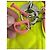 Dior Borsa Lady Dior Micro Edizione Limitata Giallo Neon - vista 3