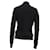Theory Strickpullover mit hohem Ausschnitt aus schwarzer Wolle - Ansicht 4