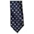 Cravatta Gucci stampata blu navy e oro  - vista 2