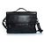 Tumi, sac porte-documents Alpha slim flap en cuir Noir
