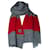 Chanel, Sciarpa oversize in cashmere con logo CC Grigio