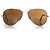 Ray-Ban Ray Ban, Aviator in oro e marrone