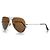 Ray-Ban Ray Ban, Aviator in oro e marrone - vista 2