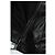 Balmain, Giacca biker in pelle nera con zip e logo Nero - vista 8