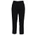 Theory Cropped Trousers aus schwarzem Polyester