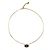 Collana Dior Oval Oblique con strass - vista 3