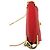 Chloé Borsa a tracolla Chloe Mini Drew in pelle di agnello martellata rossa Rosso - vista 3