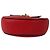 Chloé Borsa a tracolla Chloe Mini Drew in pelle di agnello martellata rossa Rosso - vista 4