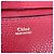 Chloé Borsa a tracolla Chloe Mini Drew in pelle di agnello martellata rossa Rosso - vista 8
