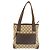 Gucci GG Canvas Leder Tote Bag Braun