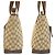Gucci GG Canvas Leder Tote Bag Braun - Ansicht 8