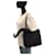 Tote in nylon Prada con logo Triangle Nero - vista 7