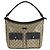 Borsa Hobo Gucci GG Crystal Marrone Beige Oro PVC