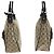 Borsa Hobo Gucci GG Crystal Marrone Beige Oro PVC - vista 8