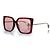 Gucci, rosa oversized Havana Sonnenbrille Golden Metallisch - Ansicht 2