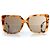 Gucci, Gafas de sol Havana oversized marrón Castaño