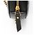 Borsa a tracolla rotonda Saint Laurent Matelasse Grain de Poudre Monogram Vinyle Nero - vista 10
